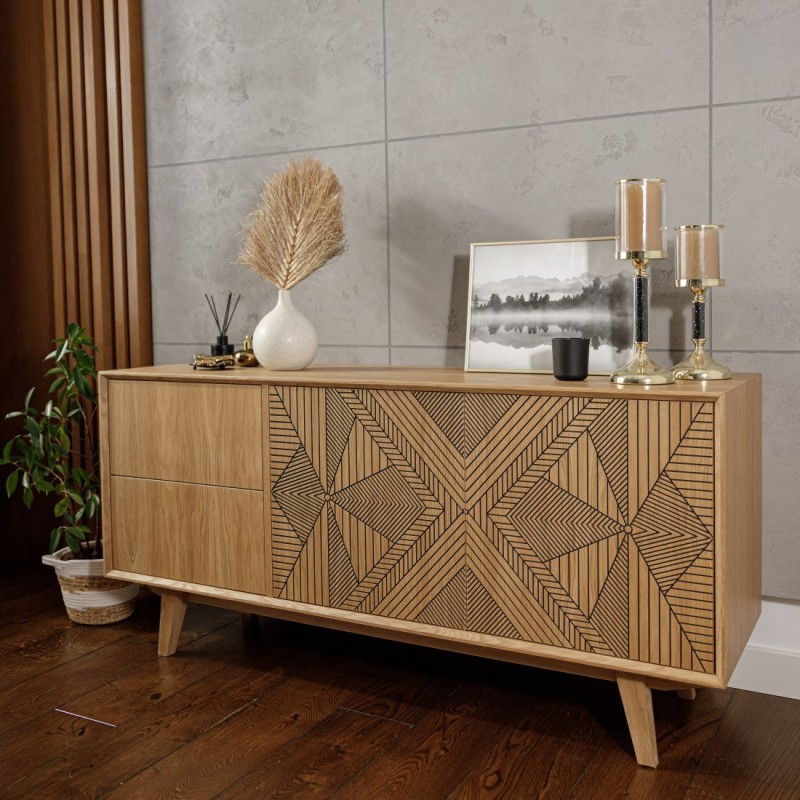 designerska komoda ryflowana - Gran