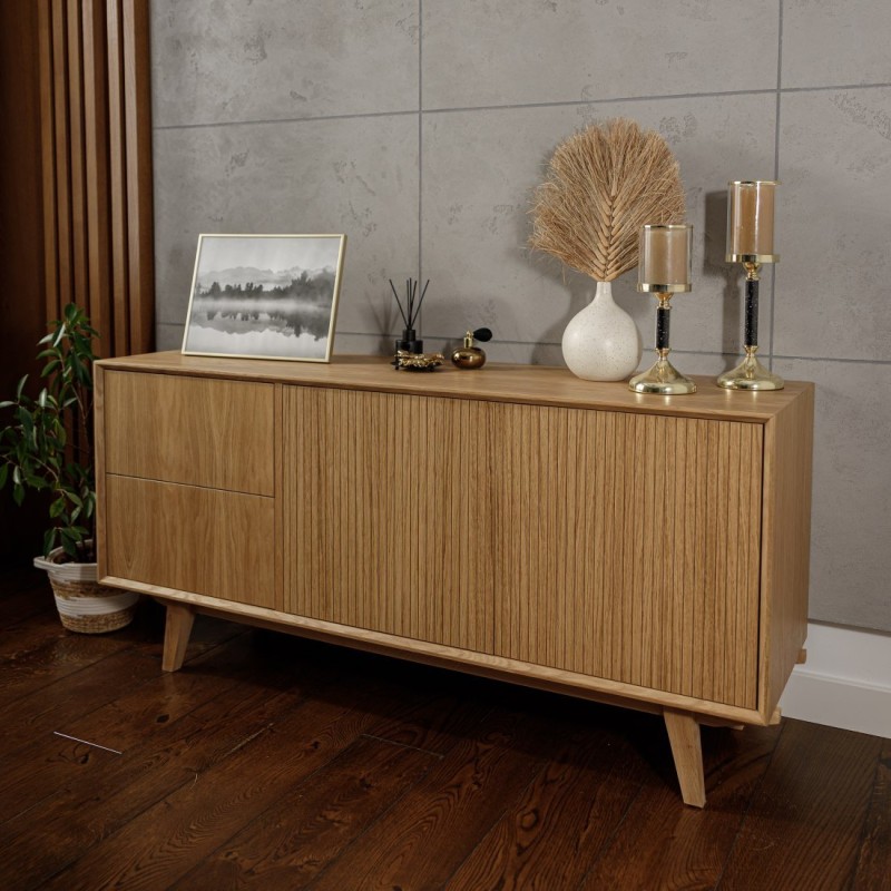 Komoda z ryflowanymi frontami - Myra