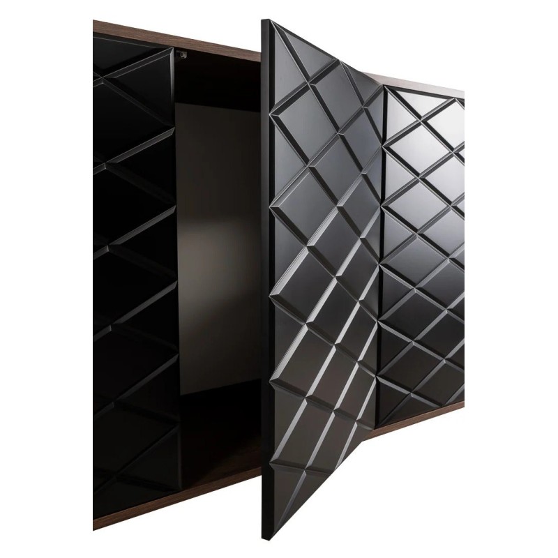 Czarne frony z płyty mdf