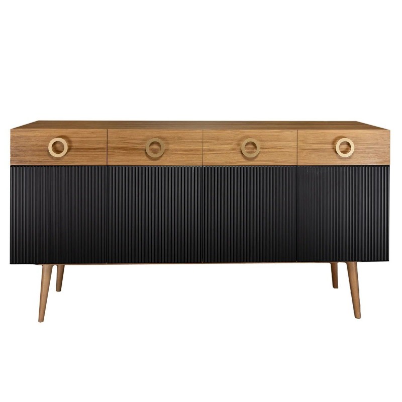 Komoda z czarnymi lamelami - Toril