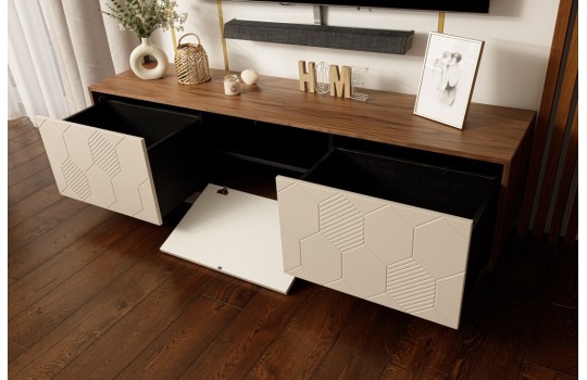 Drewniana komoda RTV - Alto