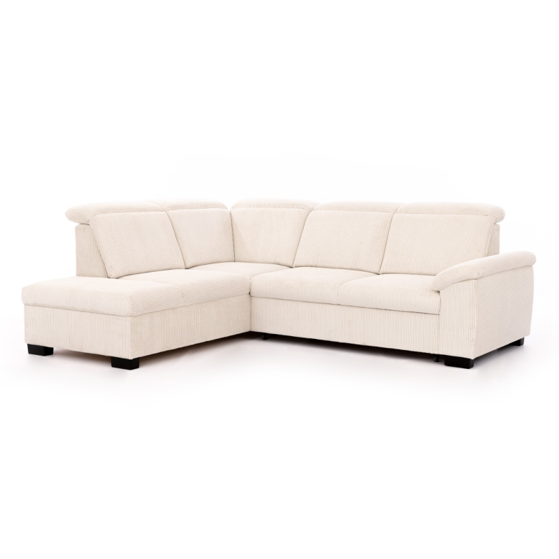 kremowy narożnik do salonu 