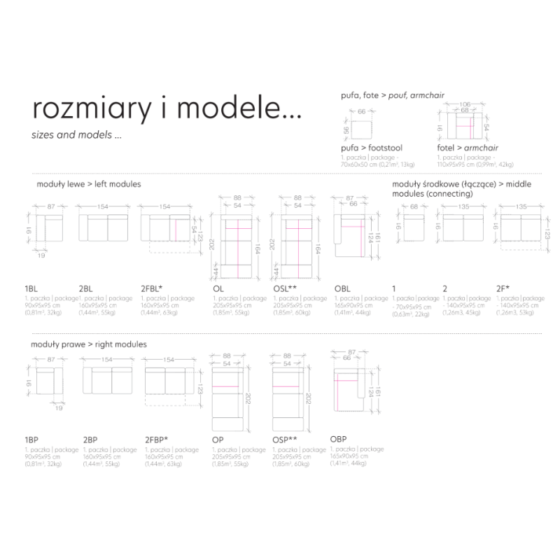 Narożnik z funkcją spania Trydent 202x310x161 cm 