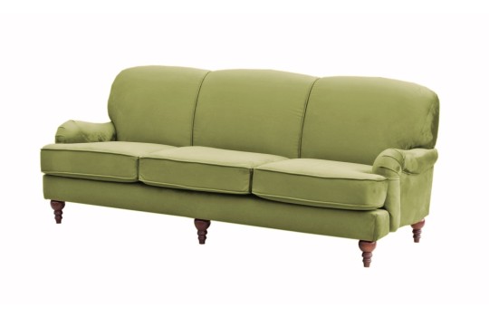 Klasyczna kanapa Sari w kolorze zielonym