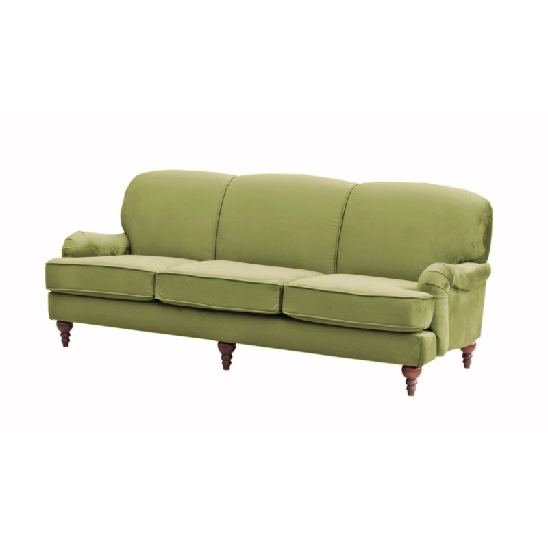 Klasyczna kanapa Sari w kolorze zielonym