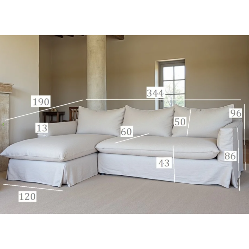 bardzo miękka sofa z pierzem 