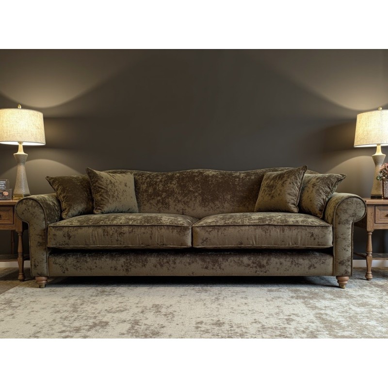 Kanapa klasyczna z toczonymi nogami Felis 230 cm 