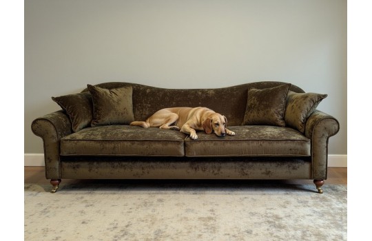 Brązowa sofa w stylu vintage Felis Brązowa sofa w stylu vintage Felis