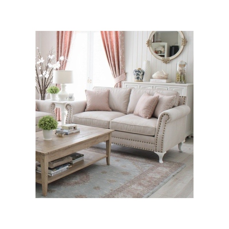 Sofa z dekoracyjnymi gwoździami Mistral 160 cm