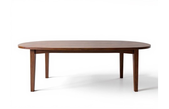 Owalny stół z drewna dębowego Ligna