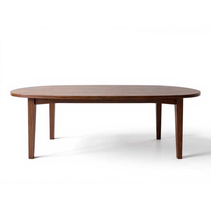 Owalny stół z drewna dębowego Ligna