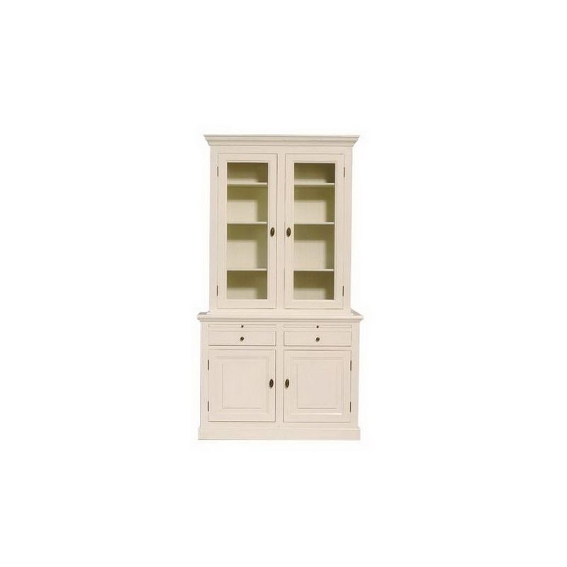 Biały kredens w stylu rustykalnym Dorian  