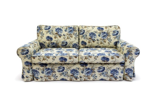 Luis stylowa sofa w kwiatowe wzory 