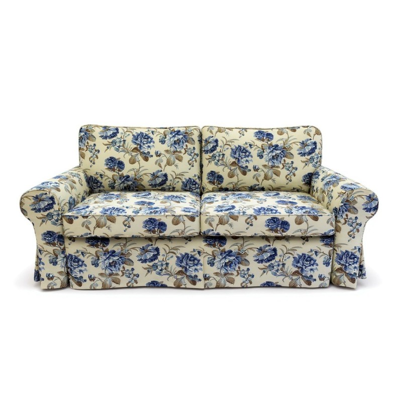 Luis stylowa sofa w kwiatowe wzory 