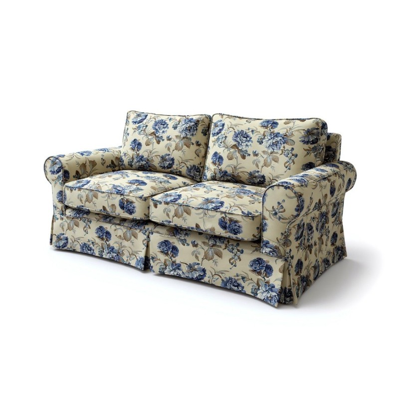 Luis stylowa sofa w kwiatowe wzory 