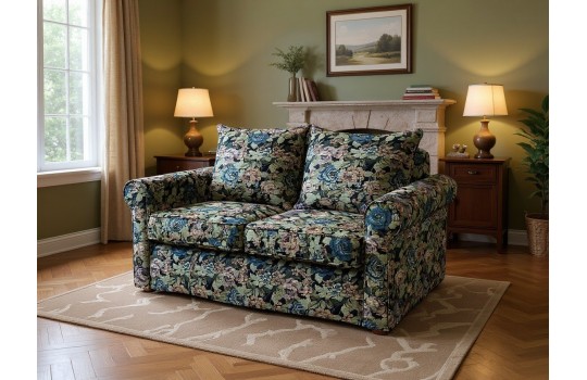 sofa w stylu retro 