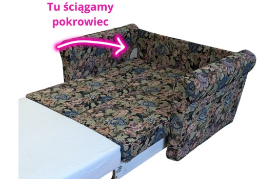 sofa ze zdejmowanym pokrowcem 