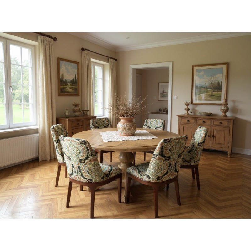 Stół rustykalny okrągły Albero