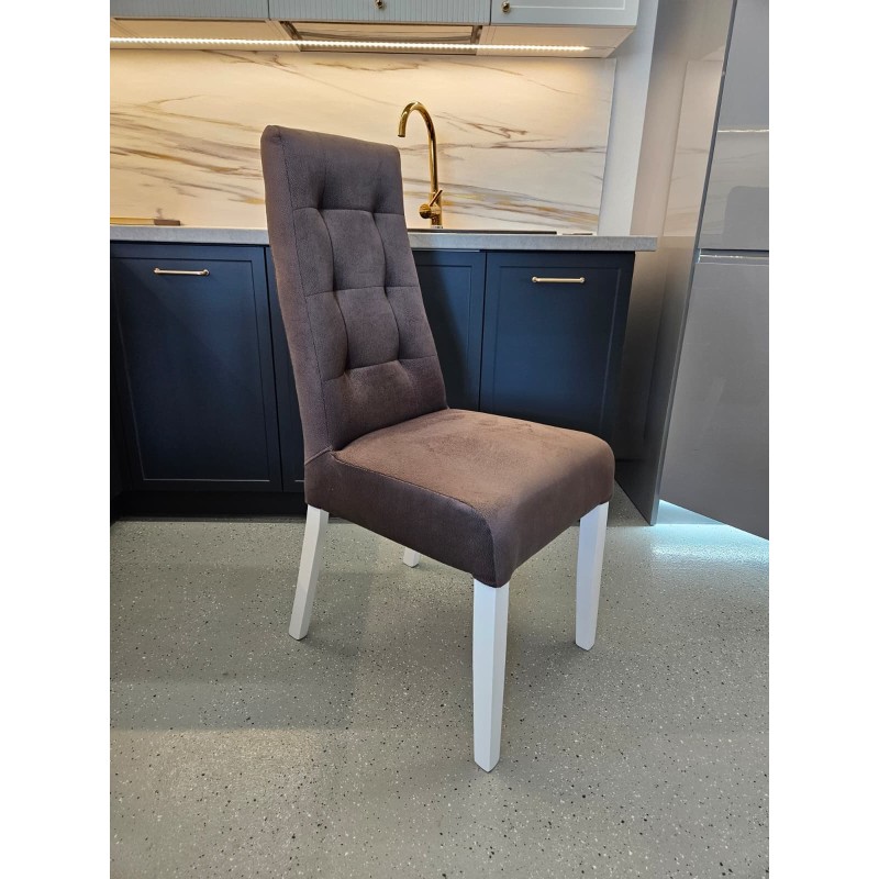 brązowe nowoczesne krzesło 