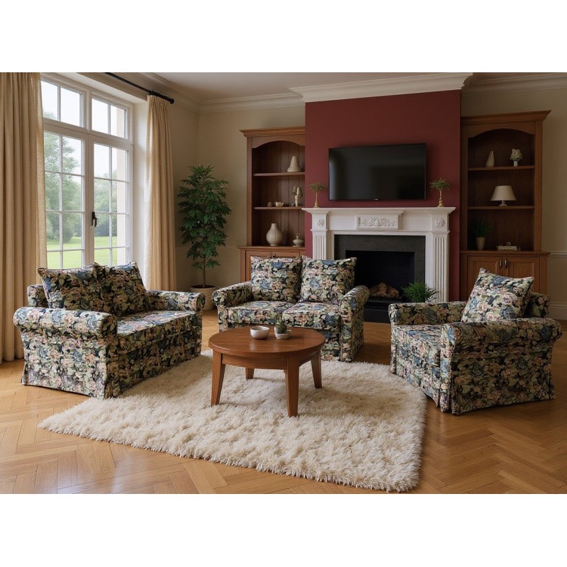 Elegancka sofa Aida Plus - z falbanką 