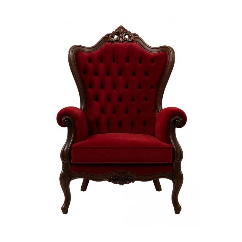 Fotel dla świętego Mikołaja Naxos - świąteczny fotel 