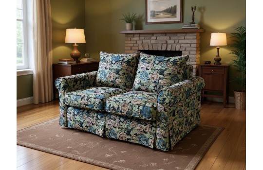 Elegancka sofa Aida Plus - z falbanką Elegancka sofa Aida Plus - z falbanką