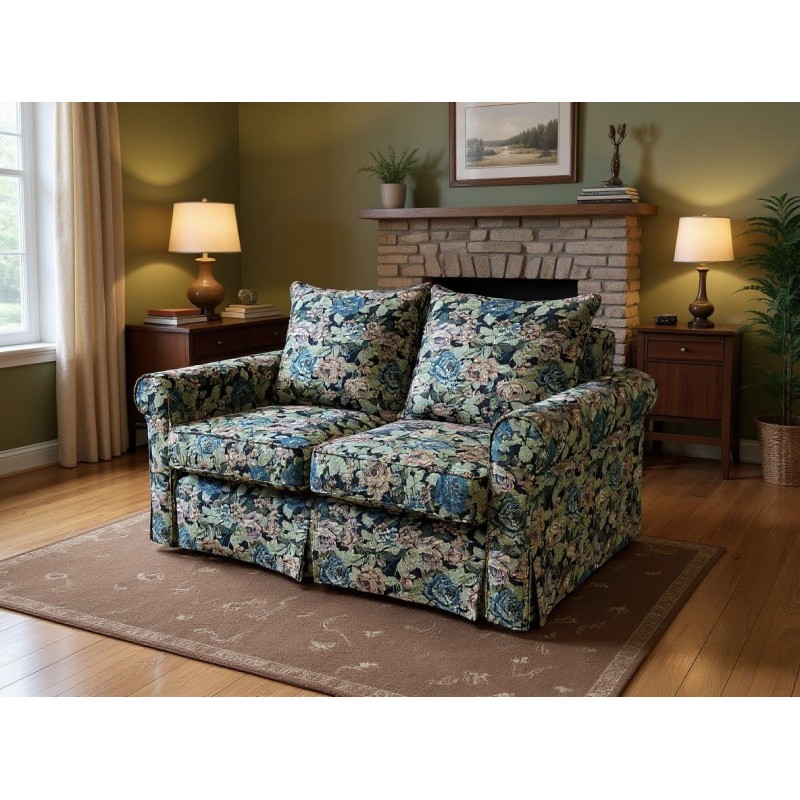 Elegancka sofa Aida Plus - z falbanką Elegancka sofa Aida Plus - z falbanką