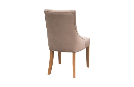 krzesło w welurowej tkaninie Liberto 