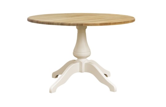 Stół dębowy okagły na jednej nodze Asta
