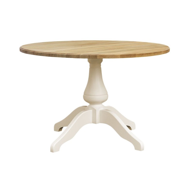 Stół dębowy okagły na jednej nodze Asta