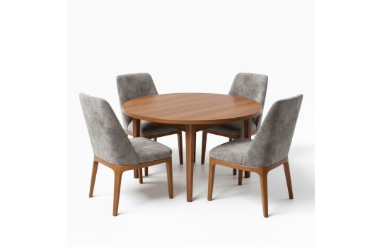 Okrągły stół Solaro z krzesłami 