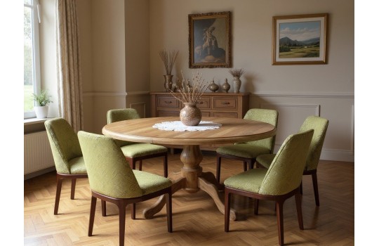 Okrągły stół na pojedynczej nodze Sereno