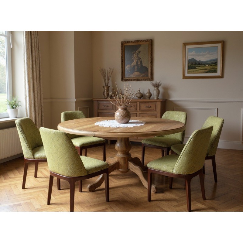 Okrągły stół na pojedynczej nodze Sereno