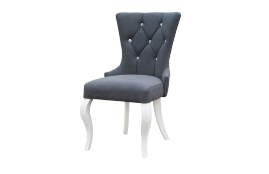 krzesło z nóżkami w stylu ludwikowskim 