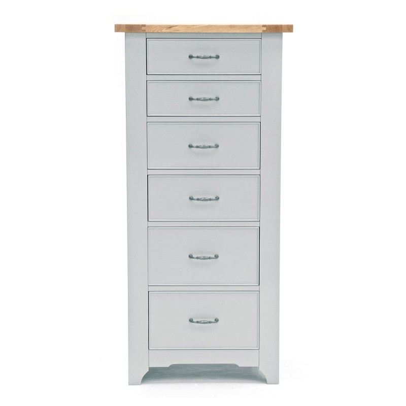 Komoda biała prowansalska Alicja 6S W