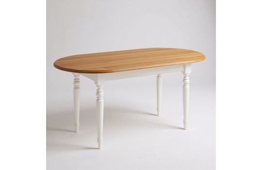 Drewniany owalny stół na wymiar Artemis 