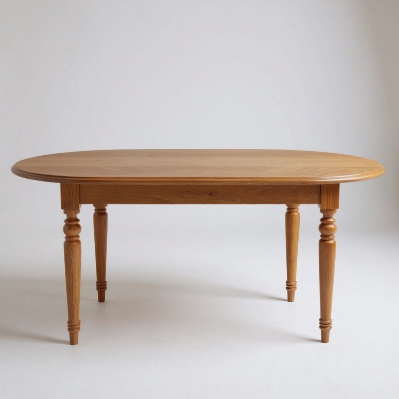 Rustykalny owalny stół Artemis 