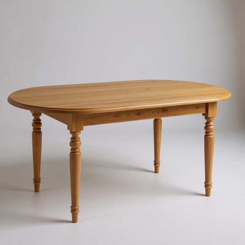 Drewniany owalny stół Artemis 