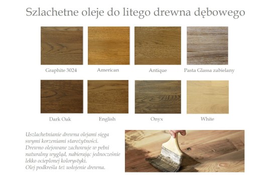 Dębowa konsola Gino 120 cm 