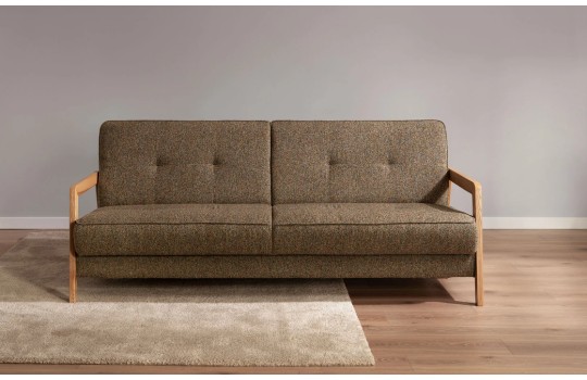 wersalka z drewnianymi bokami 