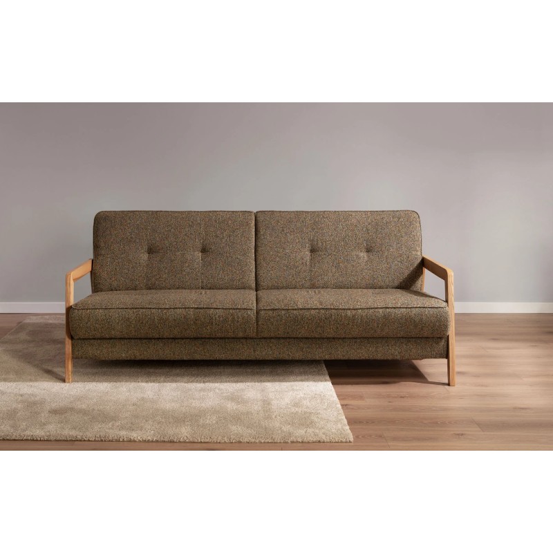 wersalka z drewnianymi bokami 