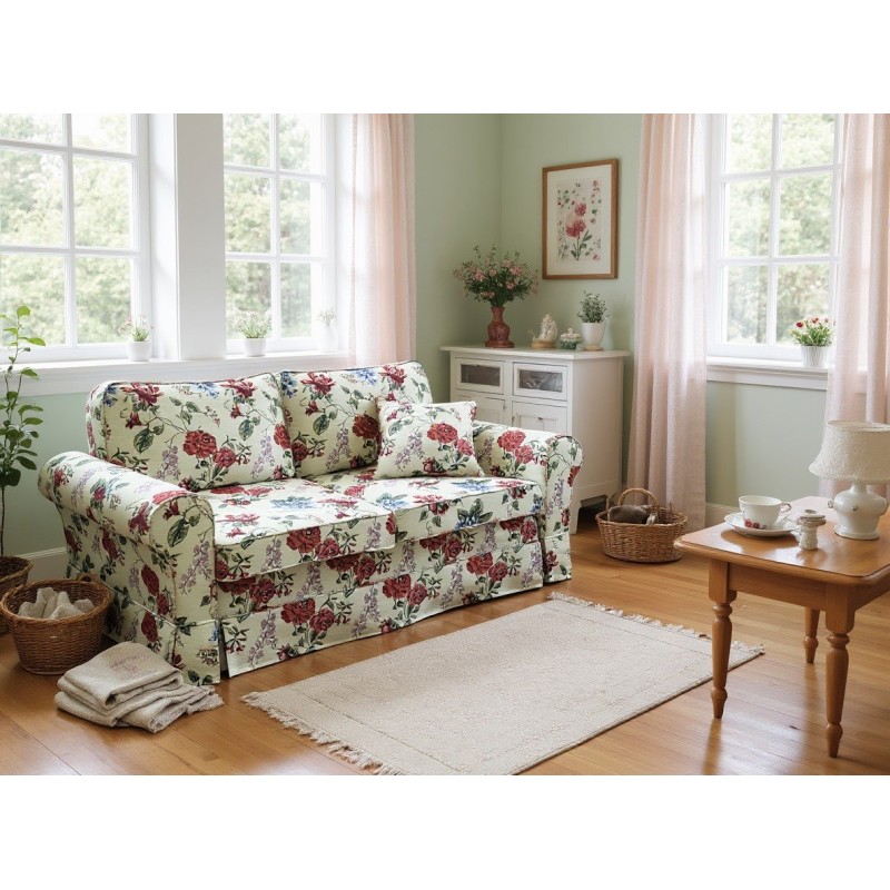 sofa w stylu wiejskim 