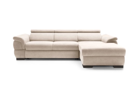 kremowa sofa narożna 