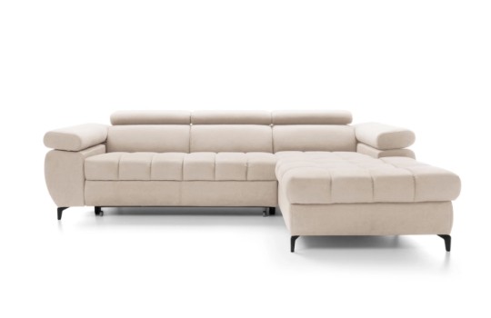 narożnik z regulowanymi zagłówkami 