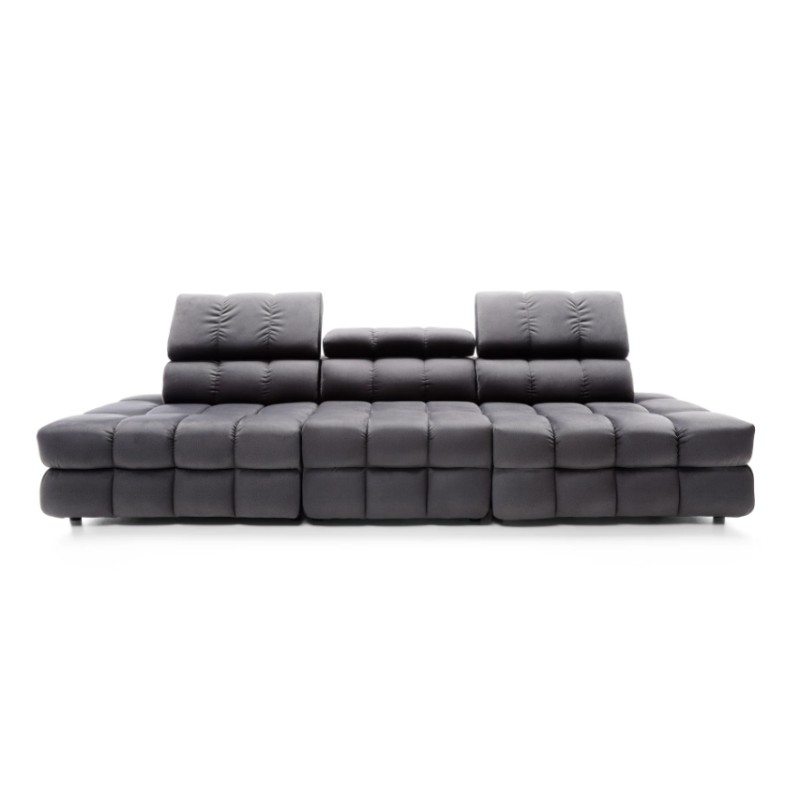 grafitowa sofa 