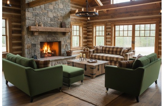 komplet bardzo miękkich sof 