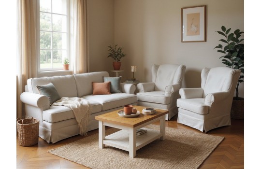 dwa fotele typu uszak 