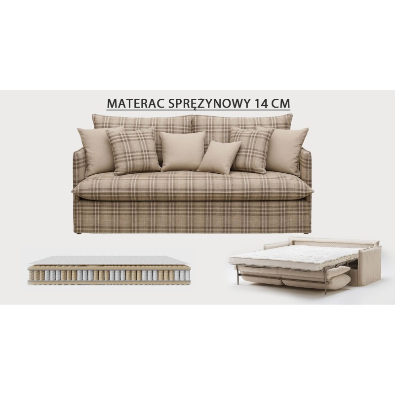 Sofa z materacem 14 cm - Dormi 200 cm 