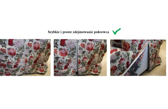 zdejmowany pokrowiec z mebla 