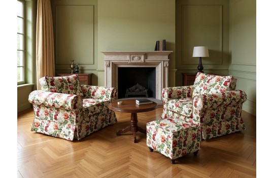 fotel + fotel i pufa 